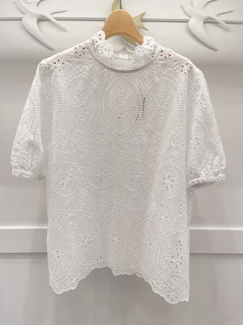 立領本布lace上衣