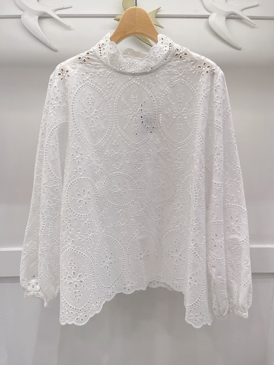 立領本布lace上衣