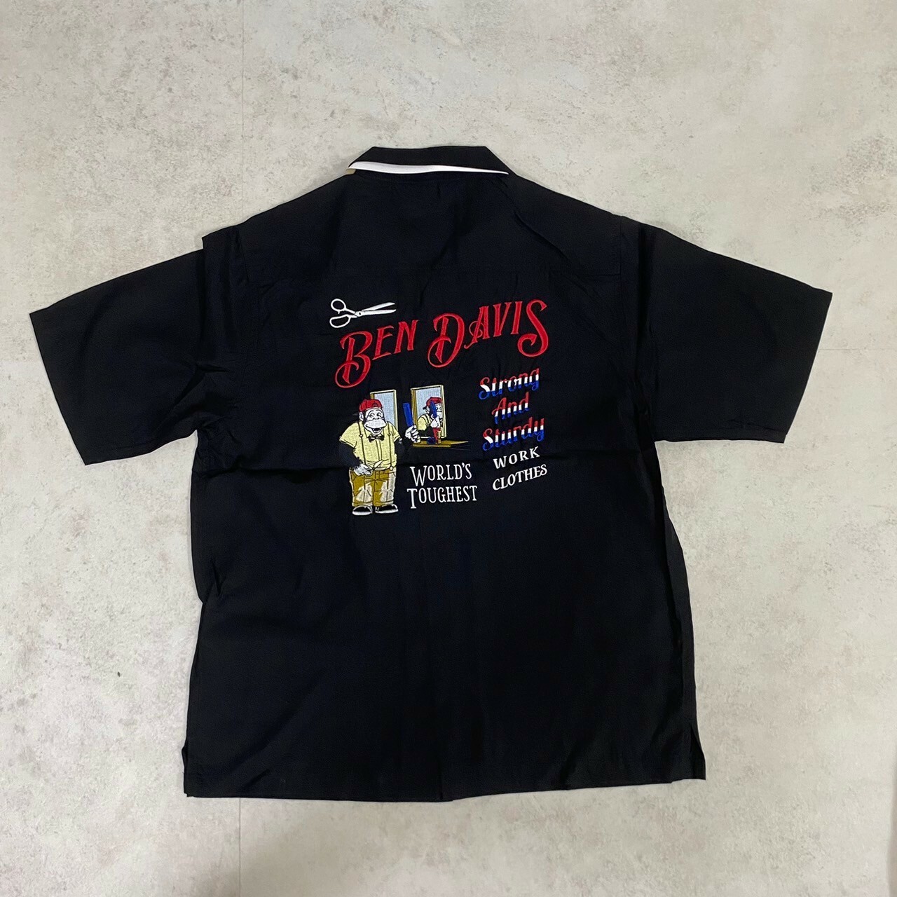 Ben Davis 理髮廳刺繡短袖襯衫 C-24580029