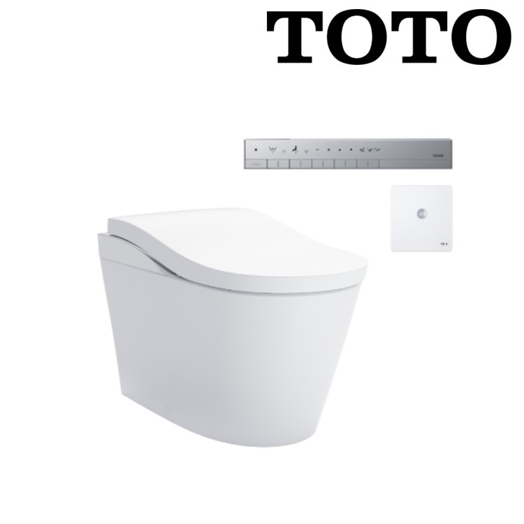 Toto CS911PVT#NW1 + TCF87120GHK#NW1 Neorest LS P Trap 120-130mm Multi-function 3/4.5L Tornado flushing toilet with wireless remote