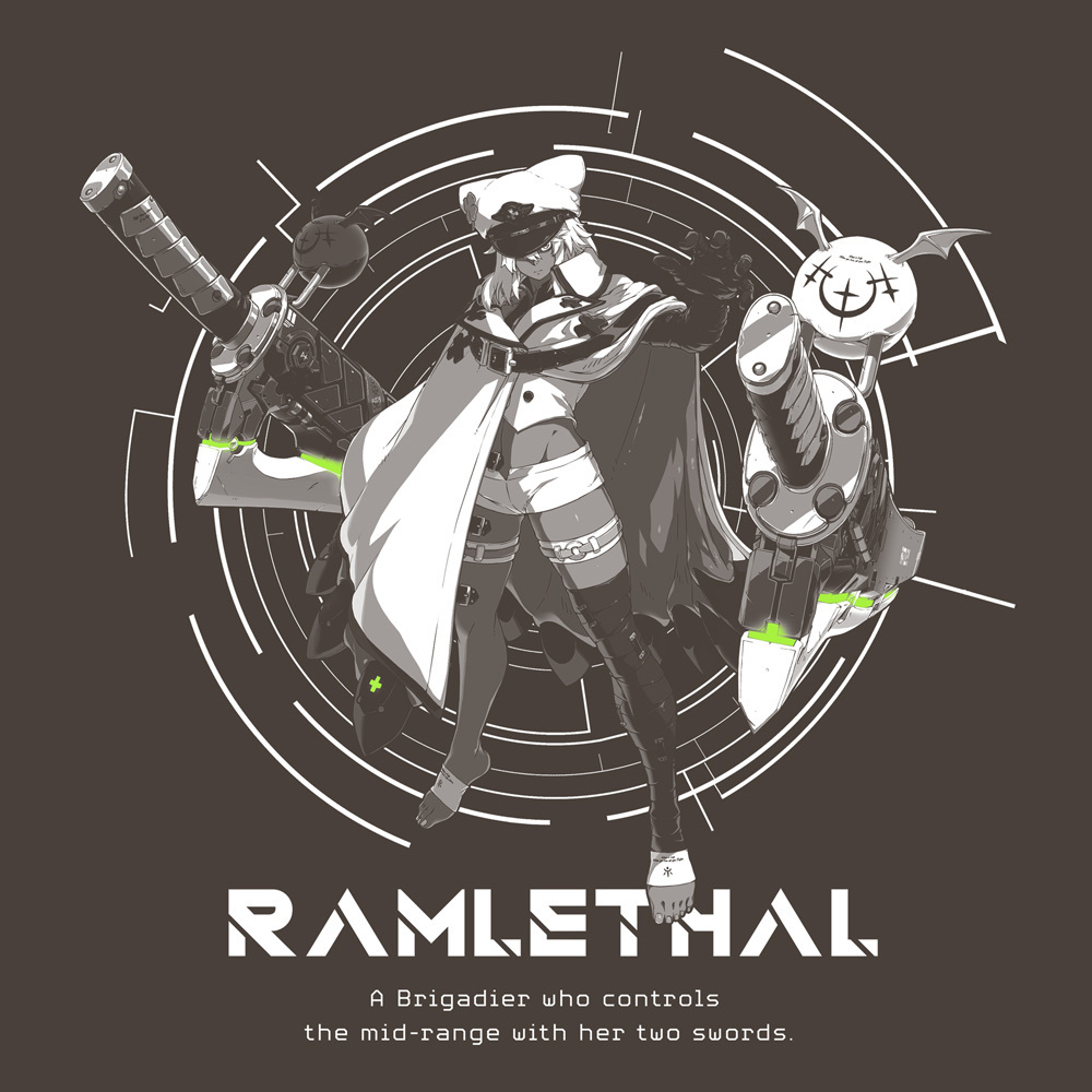 Cospa 0908 ラムレザル Tシャツ [GUILTY GEAR -STRIVE-] CHARCOAL