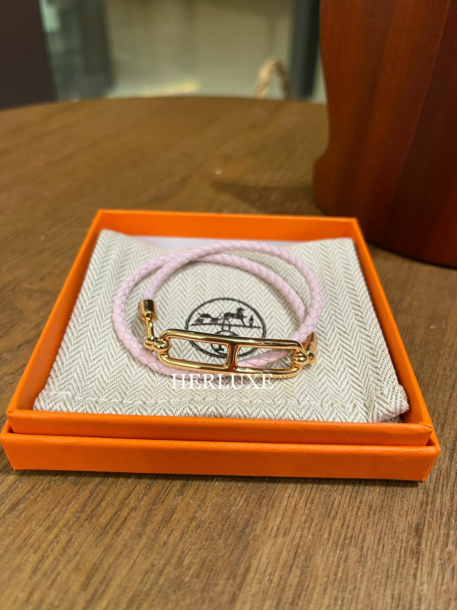 Roulis double tour tress bracelet 09 mauve cd (可預訂size)