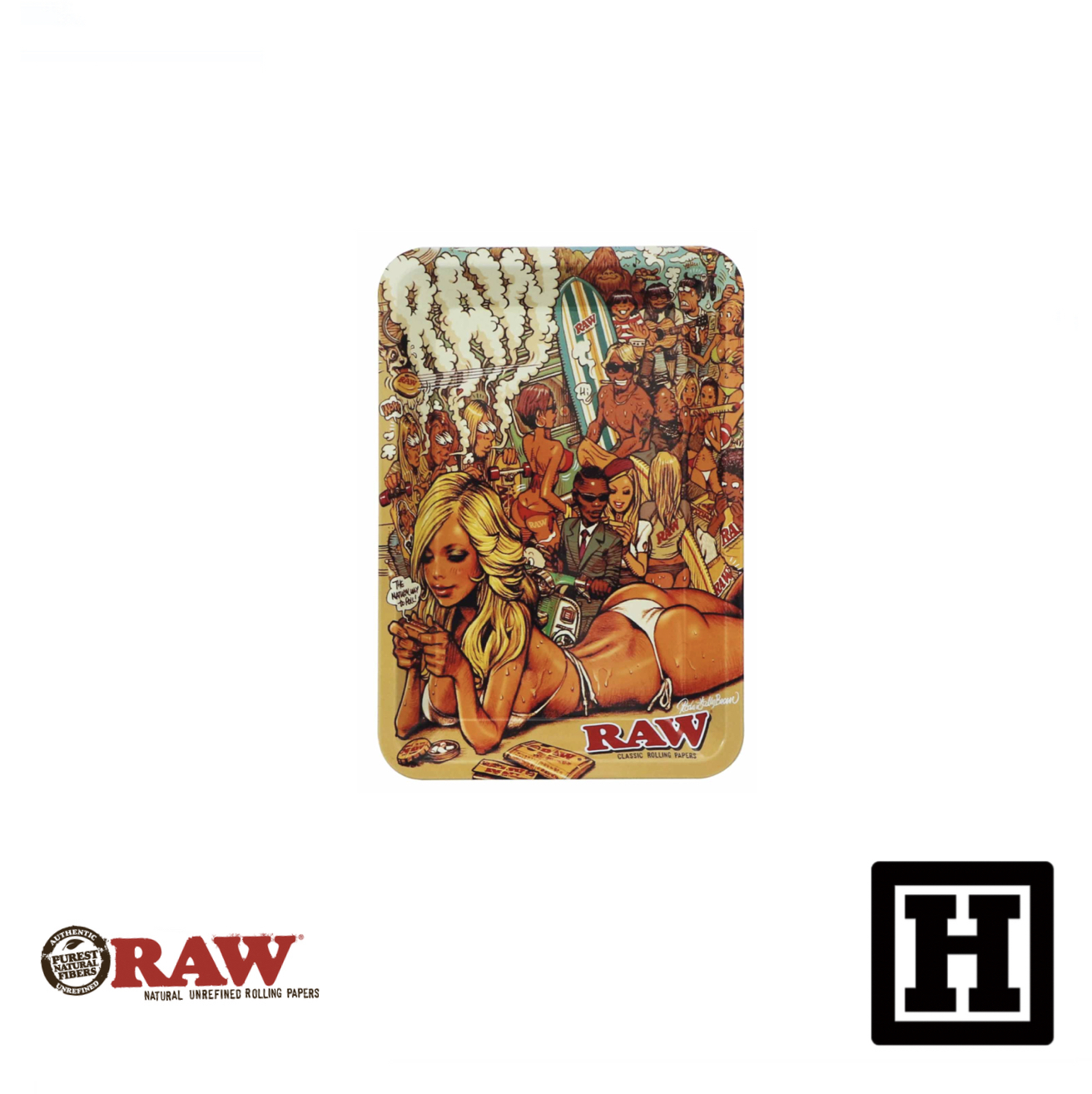 RAW x RJB Beach 聯名款 金屬捲菸盤 (XS)