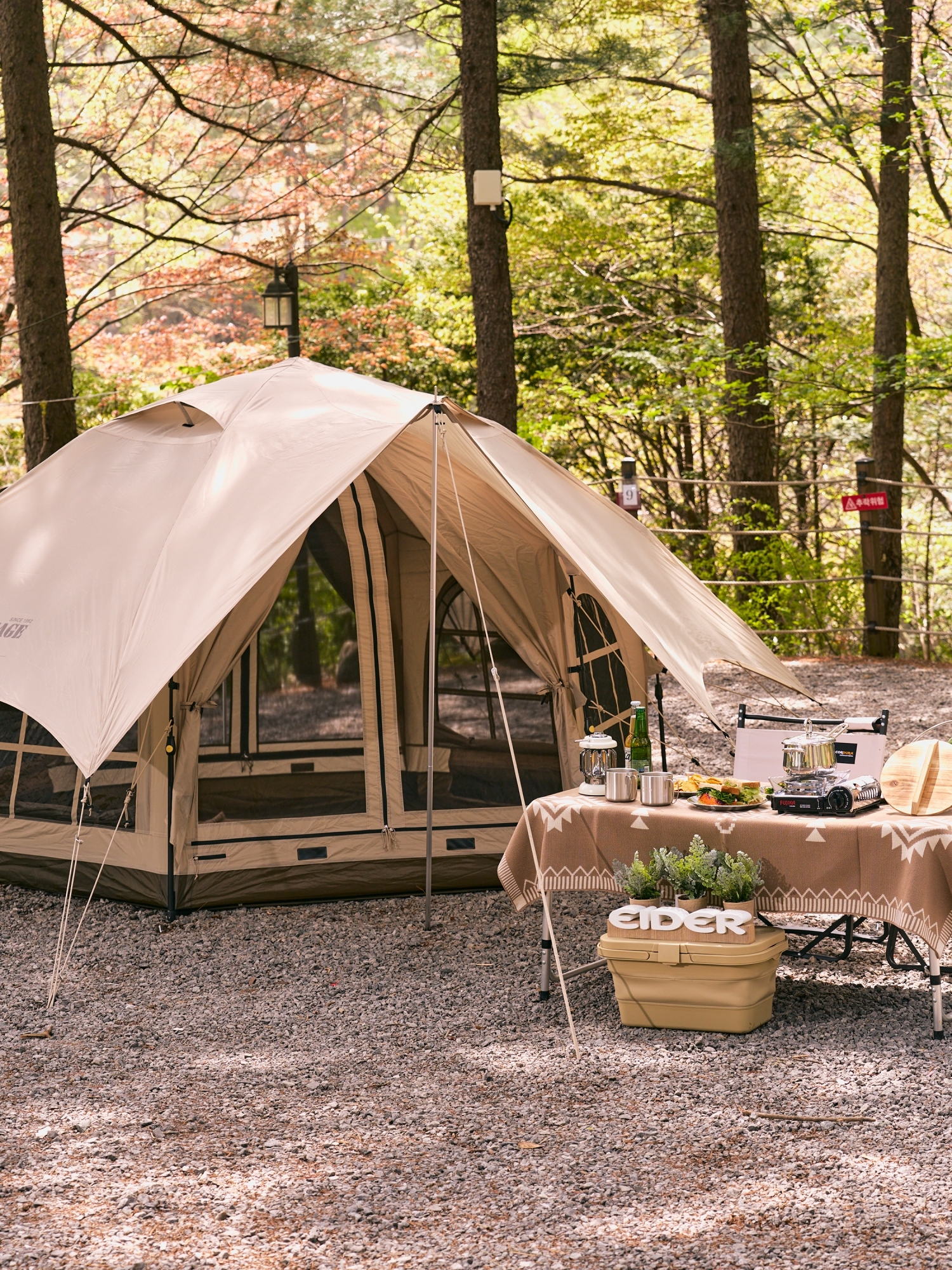 【EIDER】COTTAGE DOME Ⅱ屋型帳篷 / 24EDUA24A01