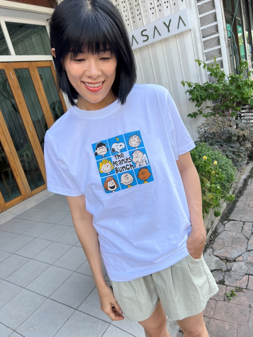 泰國史努比系列九宮格T (白)