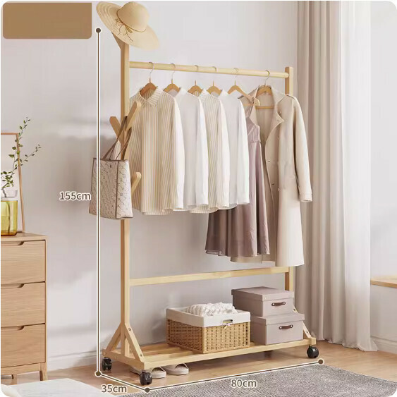 Recommended removable clothes hanger (6 branches - original color, length 80cm)