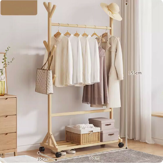 Hotly recommended removable clothes hanger (9 branches - original color, length 70cm)