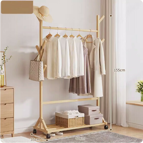 Hotly recommended removable clothes hanger (9 branches - original color, length 80cm)