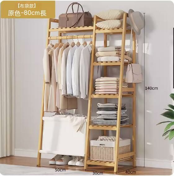 Hotly recommended fabric storage coat rack (original color-80cm long)