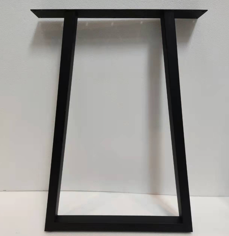 New metal table legs table bracket hardware furniture legs (black, door shape, width 50*height 70)