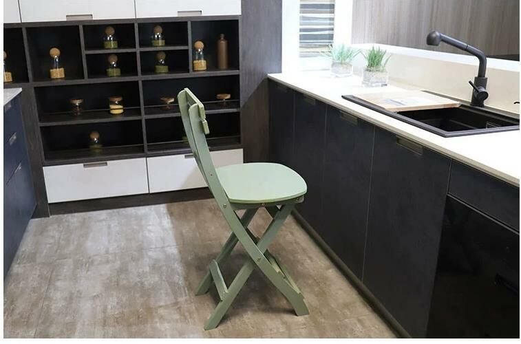 Hot selling simple leisure bar chair (light green 36*95*34CM)