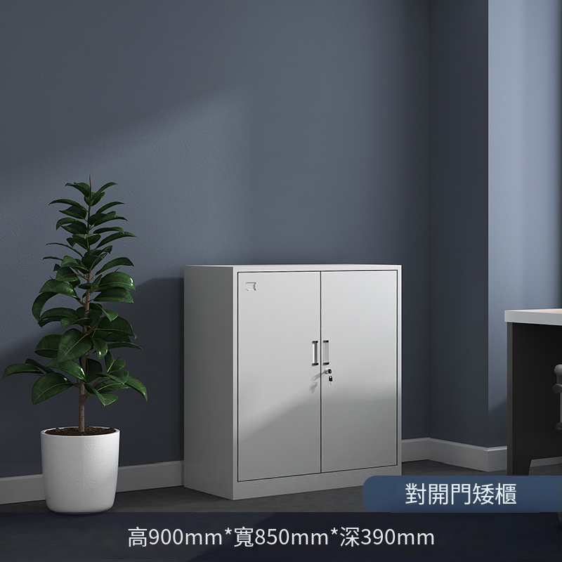 爆款鐵皮收納櫃資料檔案櫃(對開矮櫃 1.2mm)
