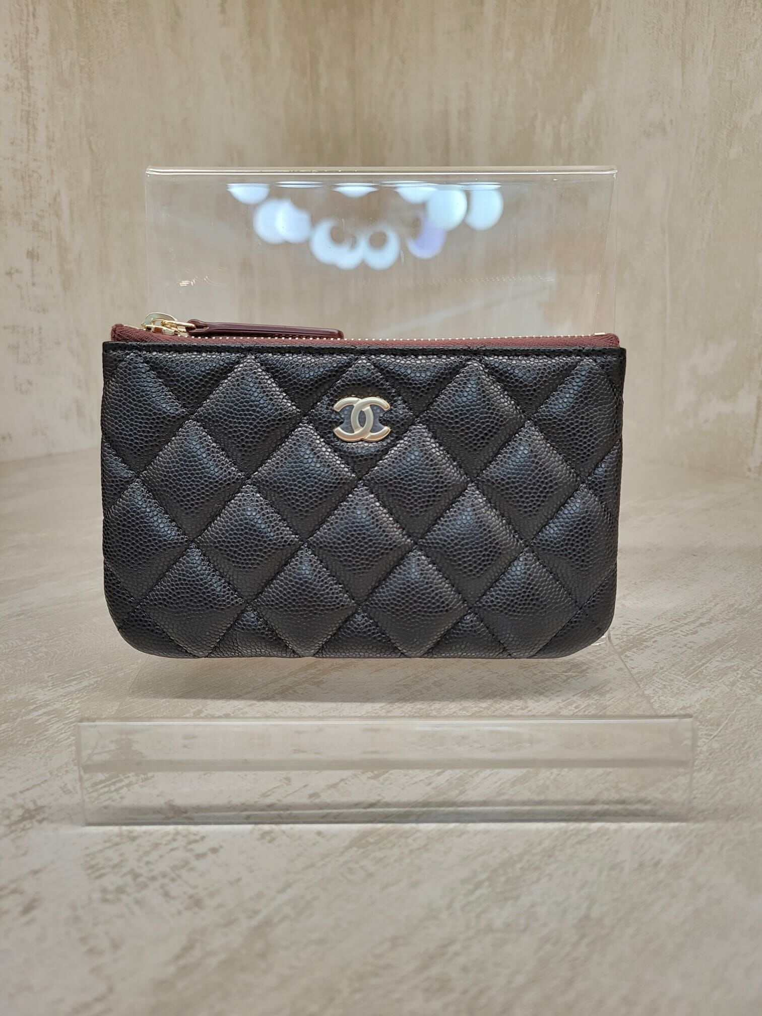 Chanel AP4020 O CASE calfskin BLACK gold hardware  牛皮金扣