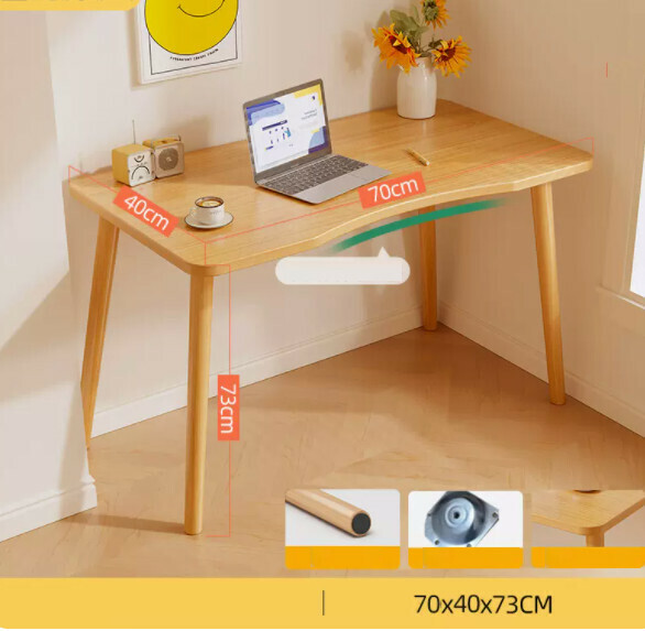Hot recommendation simple computer desk (wood color) [size: length 70*width 40*height 73cm]