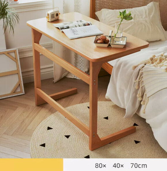 Hotly recommended solid wood computer desk (log color) [size: length 80*width 40*height 70cm]
