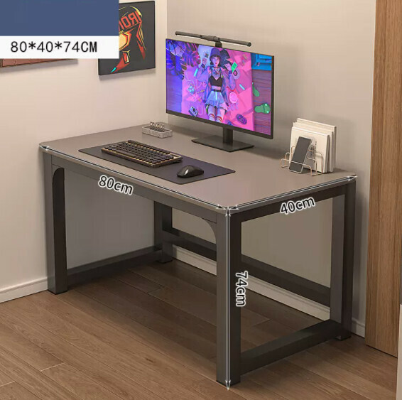Hot recommended desktop computer desk (grey) [size: length 80*width 40*height 74cm]