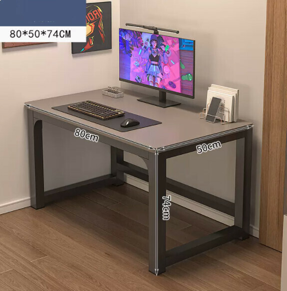 Hot recommended desktop computer desk (grey) [size: length 80*width 50*height 74cm]