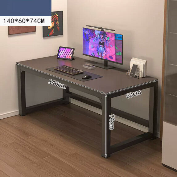 Hot recommended desktop computer desk (black) [size: length 140*width 60*height 74cm]