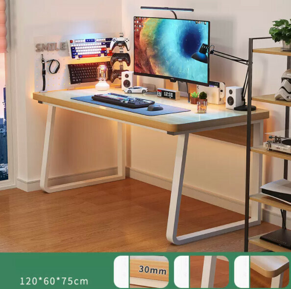 Hot recommended simple computer desk (120x60 cherry wood)