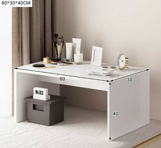 New coffee table, light luxury, modern bay window tatami table (60*30 bay window small coffee table, warm white)