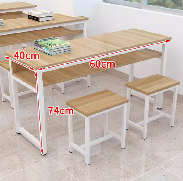 New training table calligraphy table (single table 60*40*74 [excluding stool]) multi-color selection After placing an order, contact customer service to confirm the delivery color