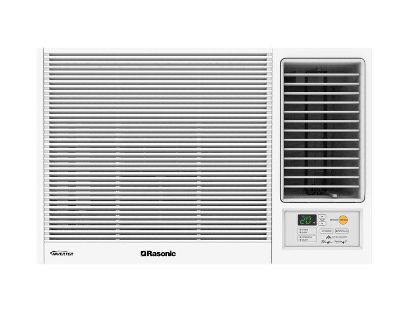 樂信 Rasonic    RC-SU120A‧1.5匹 R32 變頻淨冷‧Inverter Plus 無線遙控‧窗口式冷氣機‧香港行貨,原廠3年全機,5年壓縮機保養‧