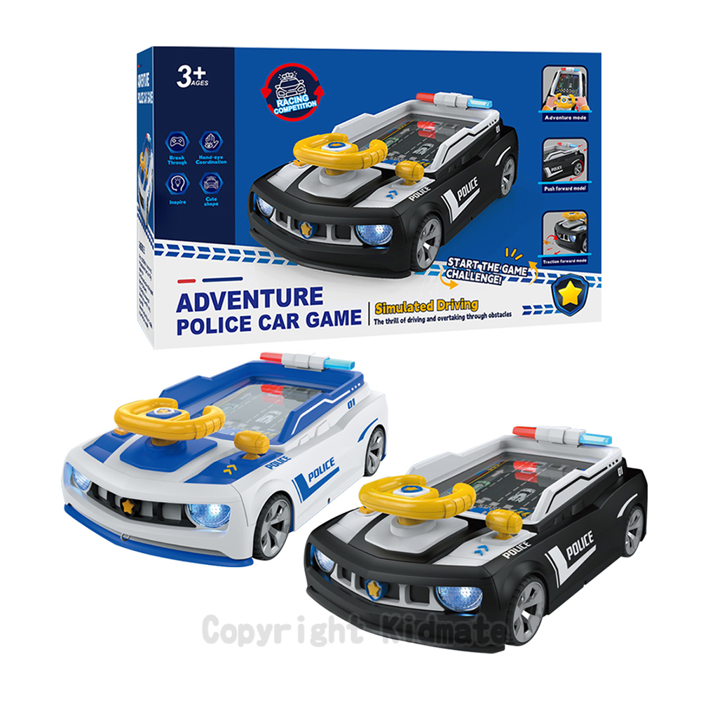 《 KIDMATE 》  警車遊戲闖關大冒險 (顏色隨機)