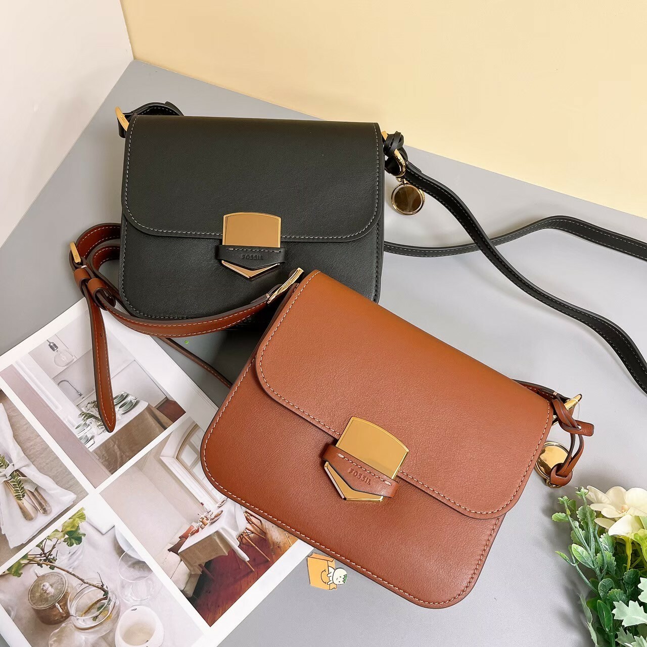 Lennox Leather Crossbody Bag