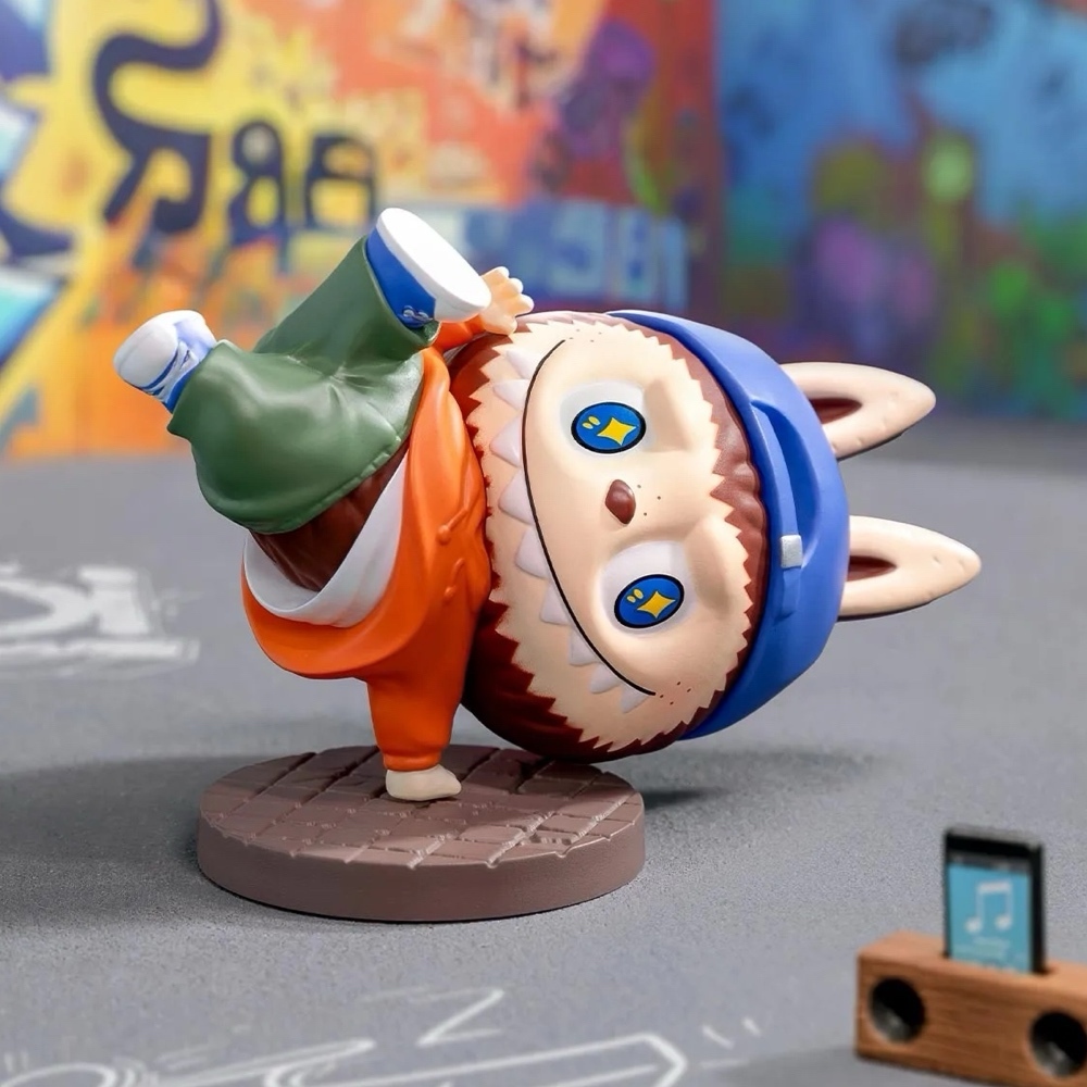 POPMART 泡泡瑪特 LABUBU 街舞女孩 小怪獸 公仔 擺飾