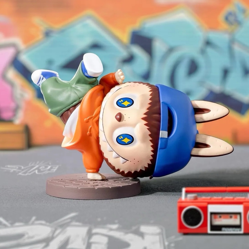 POPMART 泡泡瑪特 LABUBU 街舞女孩 小怪獸 公仔 擺飾