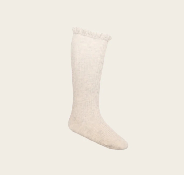JAMIE KAY - Frill Sock（Oatmeal）