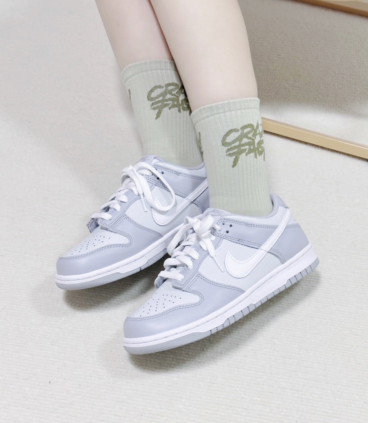 預購 NIKE DUNK LOW (GS) 月光灰