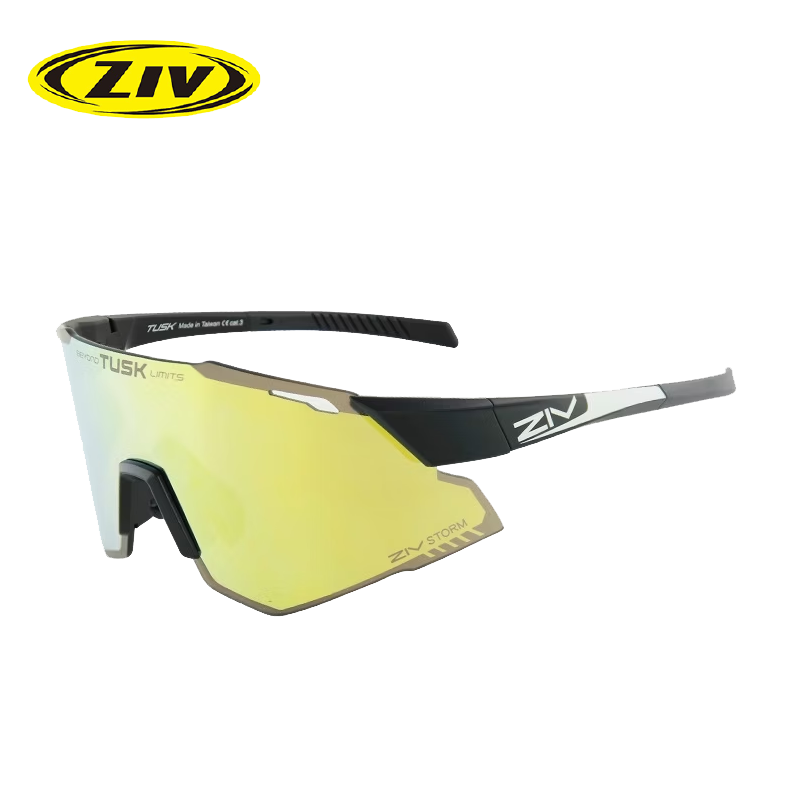 ZIV TUSK 可換片運動眼鏡 187 TB119023 霧黑/茶電黃鍍膜 公路騎車/登山 42ZTB119023