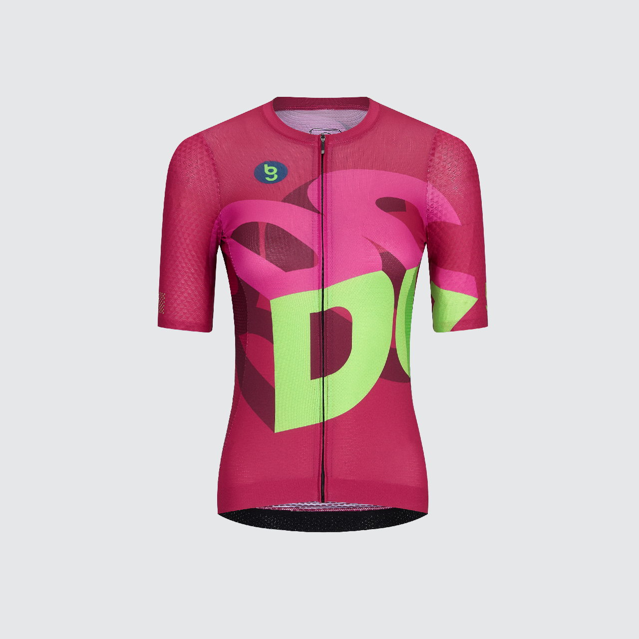 BG Sports Pinnacle Cubic 女裝短袖單車衣 Burgundy