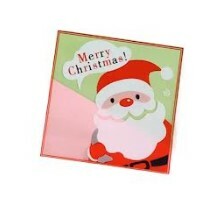 [ 包裝材料 ] 自黏袋 聖誔老公公 (10X10cm) 原裝100入/包