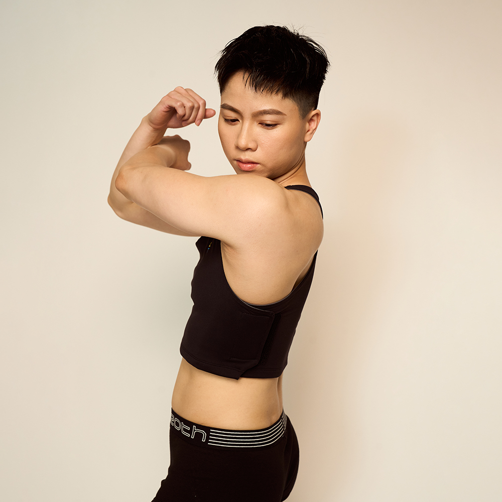 加強式III 黏貼半身 (大尺碼)【D44】