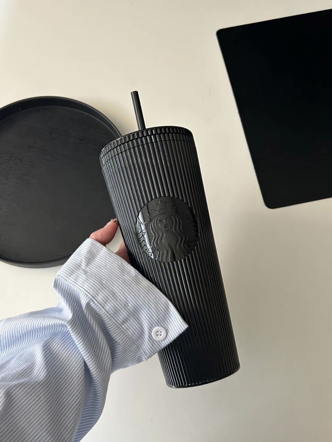 Starbucks  星巴克 酷黑薯條吸管杯
