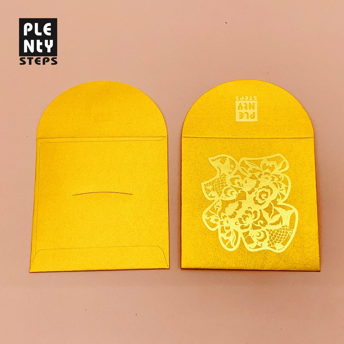 小 "利是封" 節慶紅封包 - 金黃色（10個）- 1包