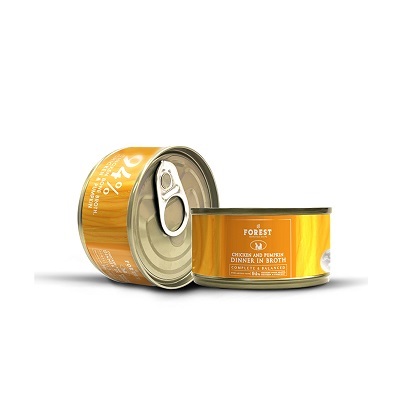Forest 升級 貓系列罐頭  雞肉，南瓜（主食湯罐）80g【原箱24罐】