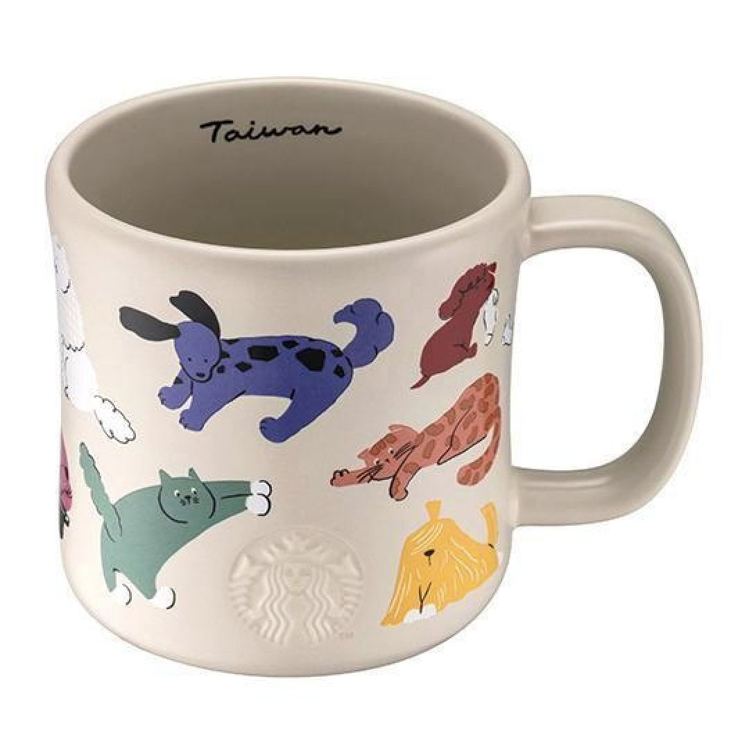 【現貨】台灣Starbucks 毛孩聯萌馬克杯 414ml