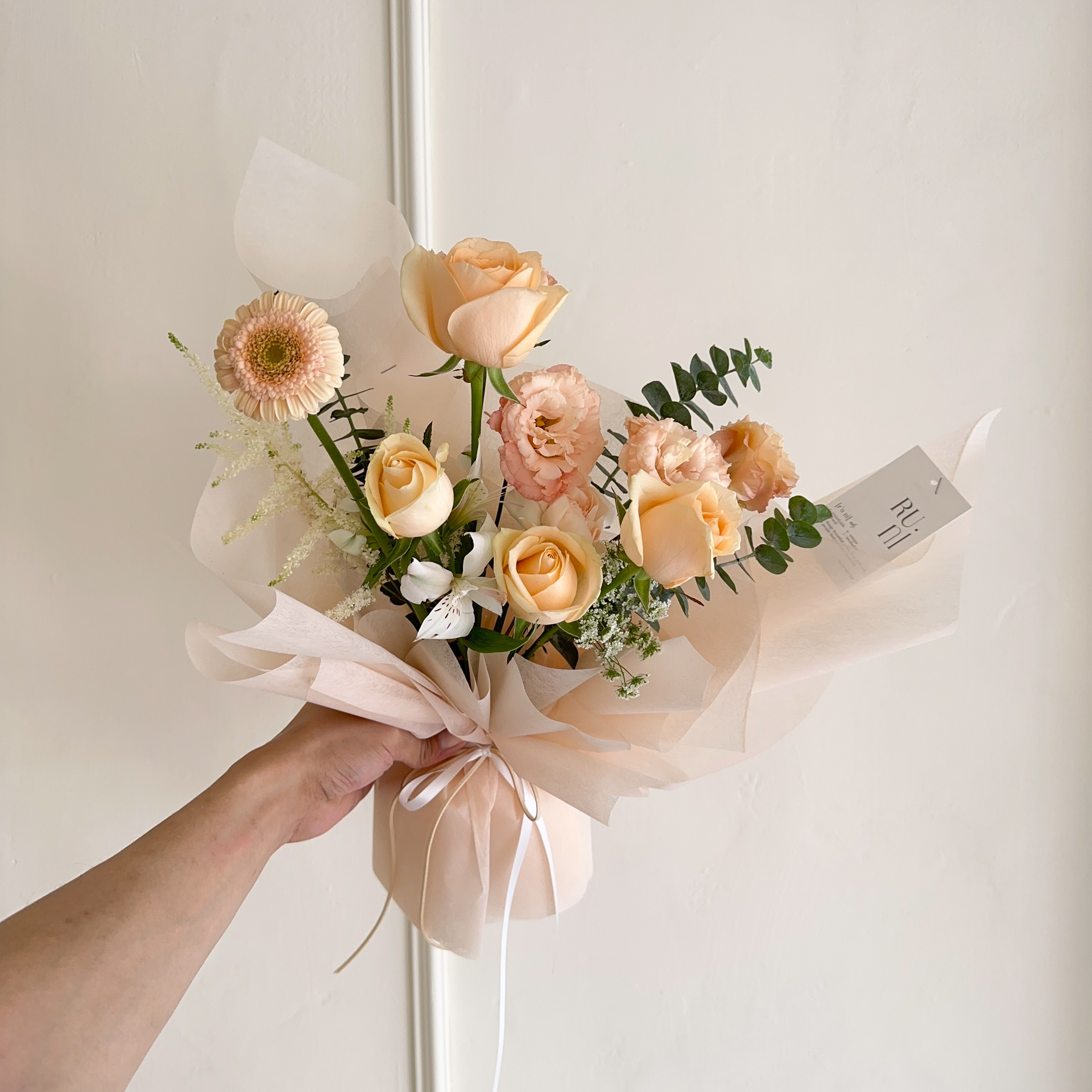 澄澄夏日-橘色系鮮花花束