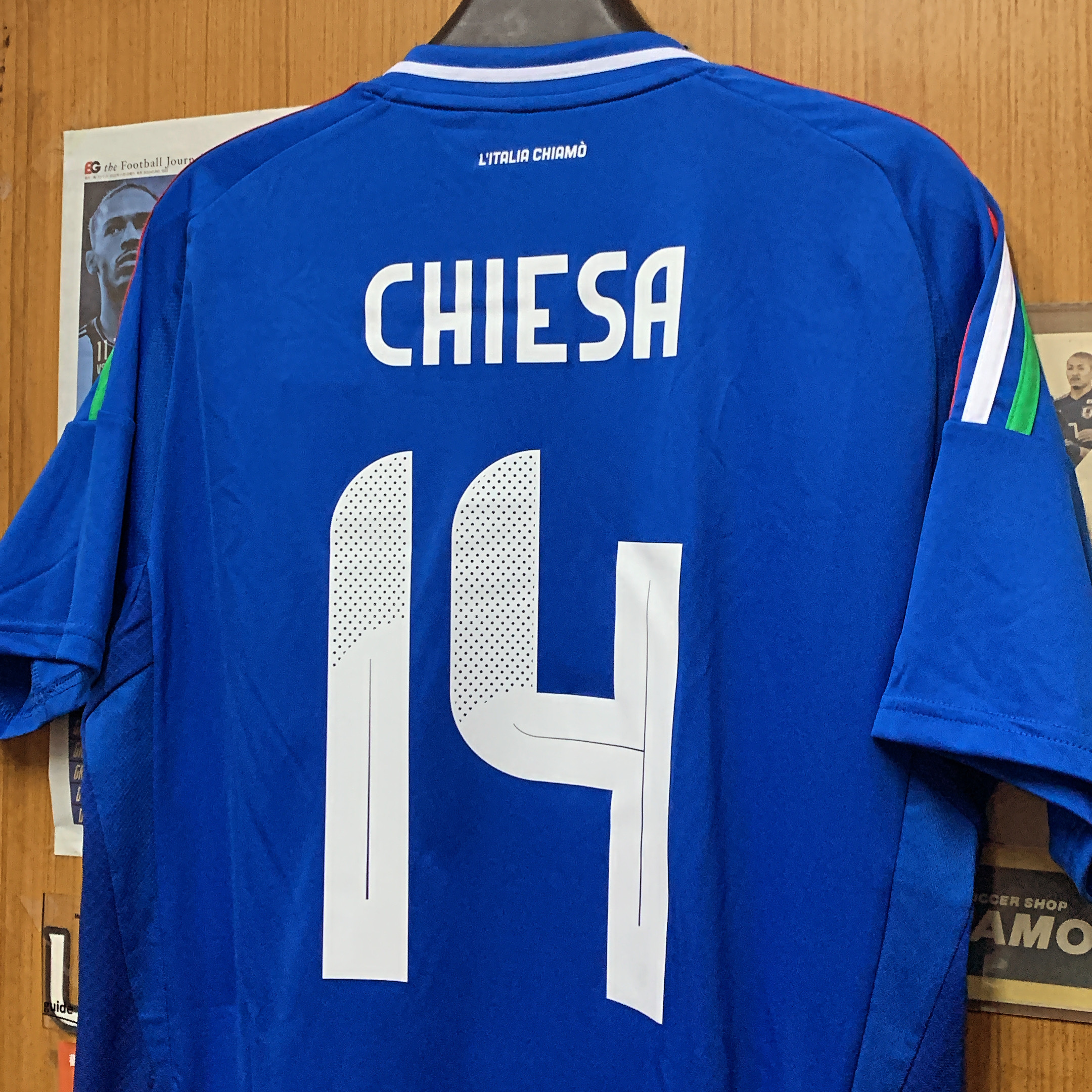 2024 Italy Home Shirt with Nameset and Patch