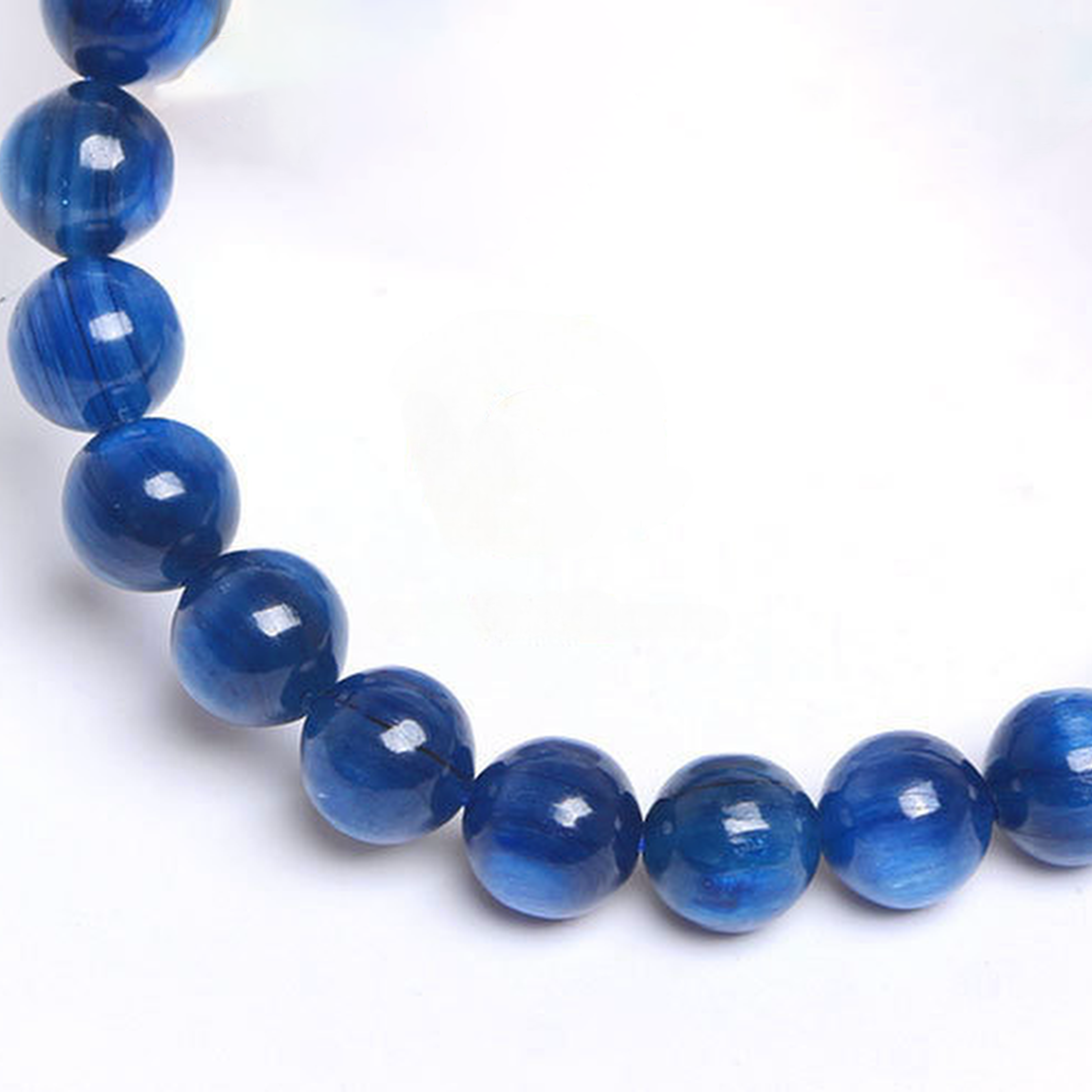 【藏寶】貓眼清晰藍晶石水晶手鍊/水晶手串