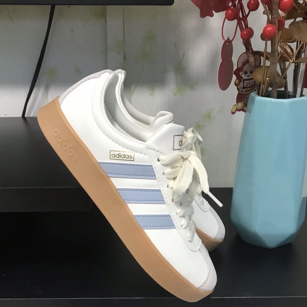 Adidas NEO VL COURT CLASSIC 奶油藍 海鹽汽水 德訓鞋 焦糖底 JH5063