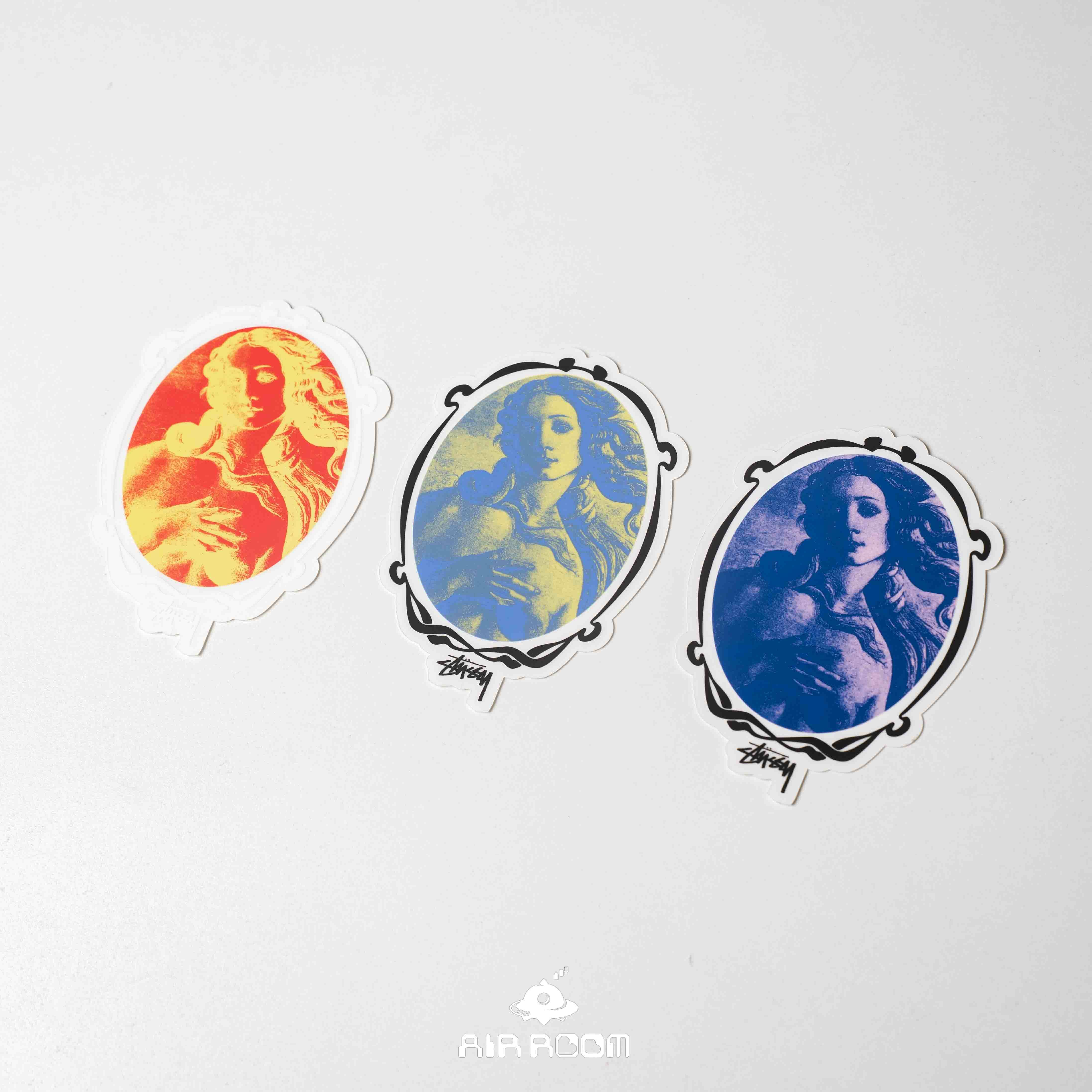 2024SS STUSSY 維納斯 Logo 貼紙 現貨