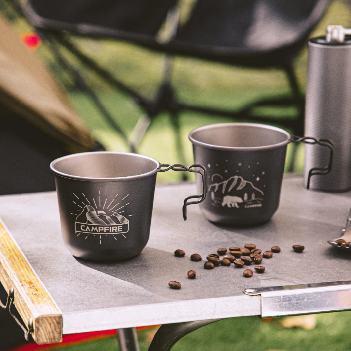 【CAMPFIRE 營火部落】 鈦坦露營杯 (400ml)