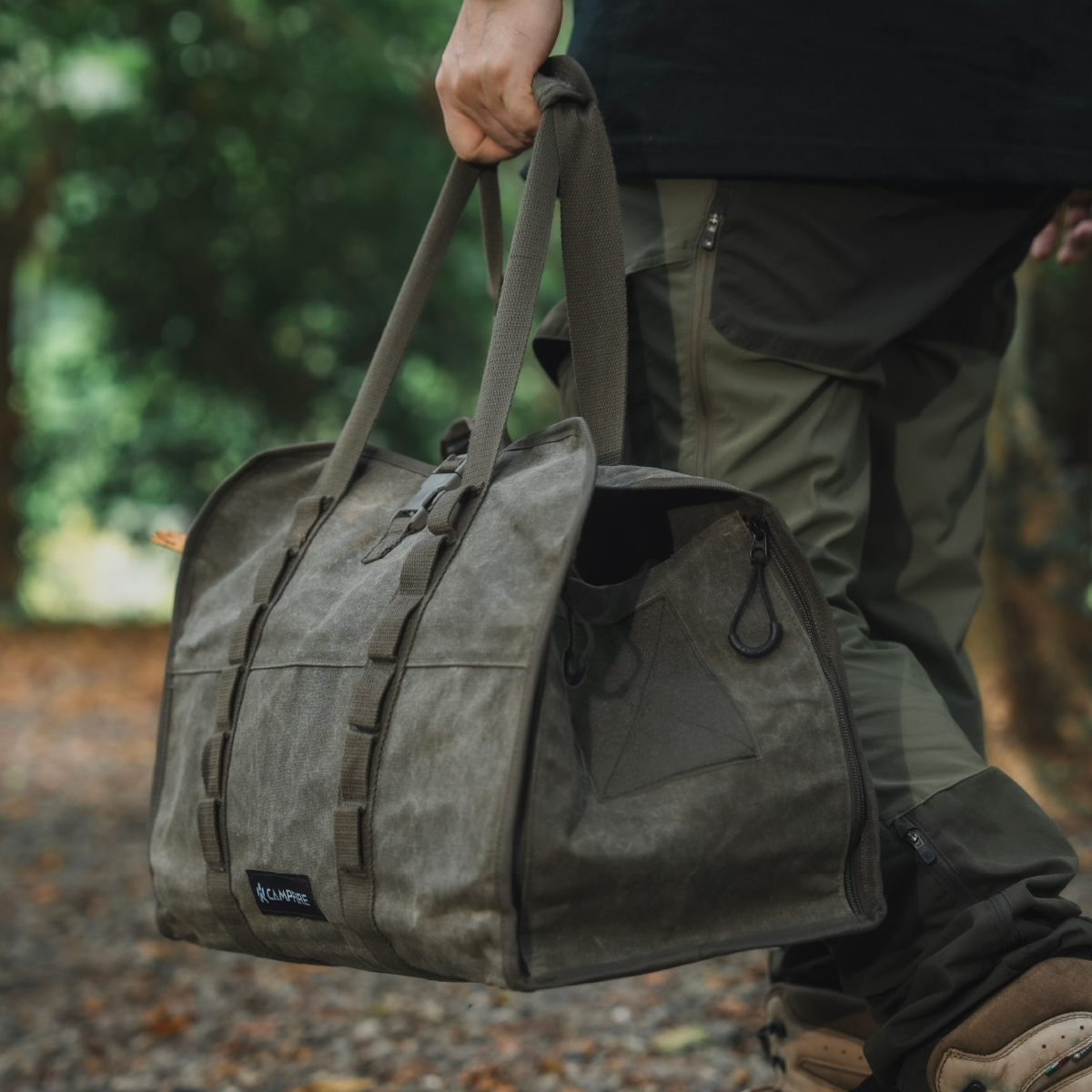 【CAMPFIRE 營火部落】 戰野上蠟帆布裝備袋