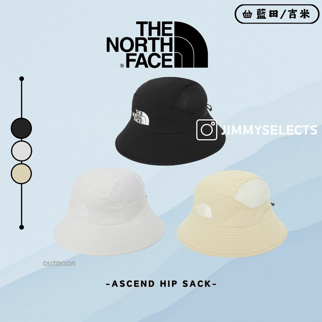 【代購】THE NORTH FACE 北臉 SUMMER LT RUN BUCKET 漁夫帽 NE3HQ20