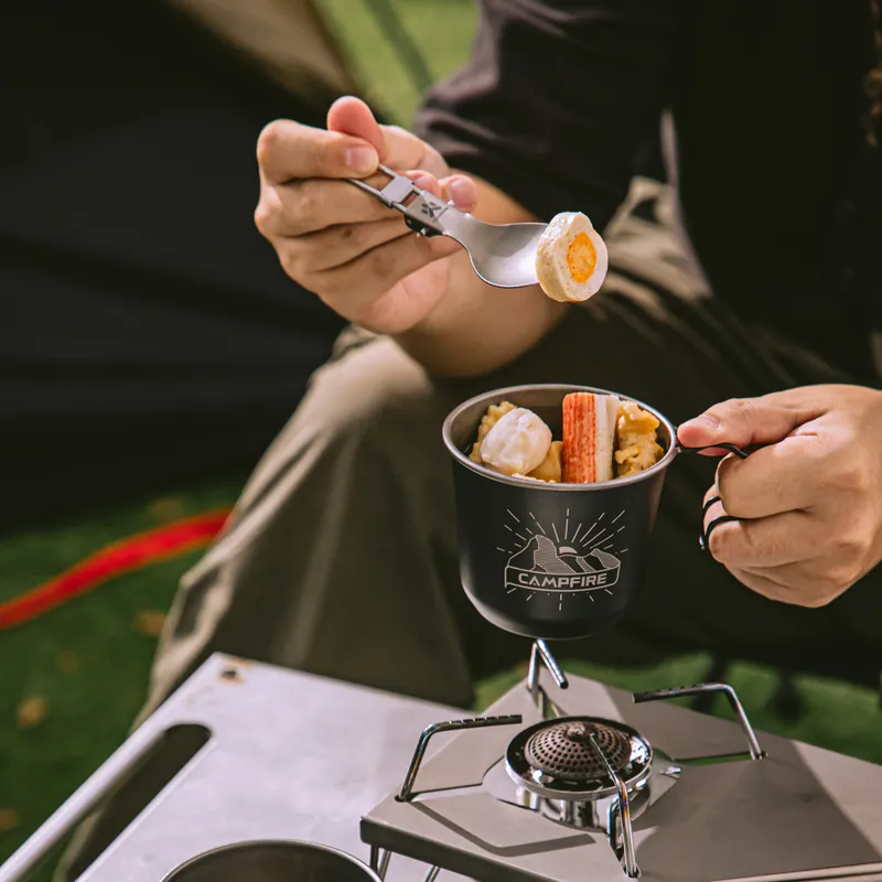 【CAMPFIRE 營火部落】 鈦坦餐具-折疊叉匙