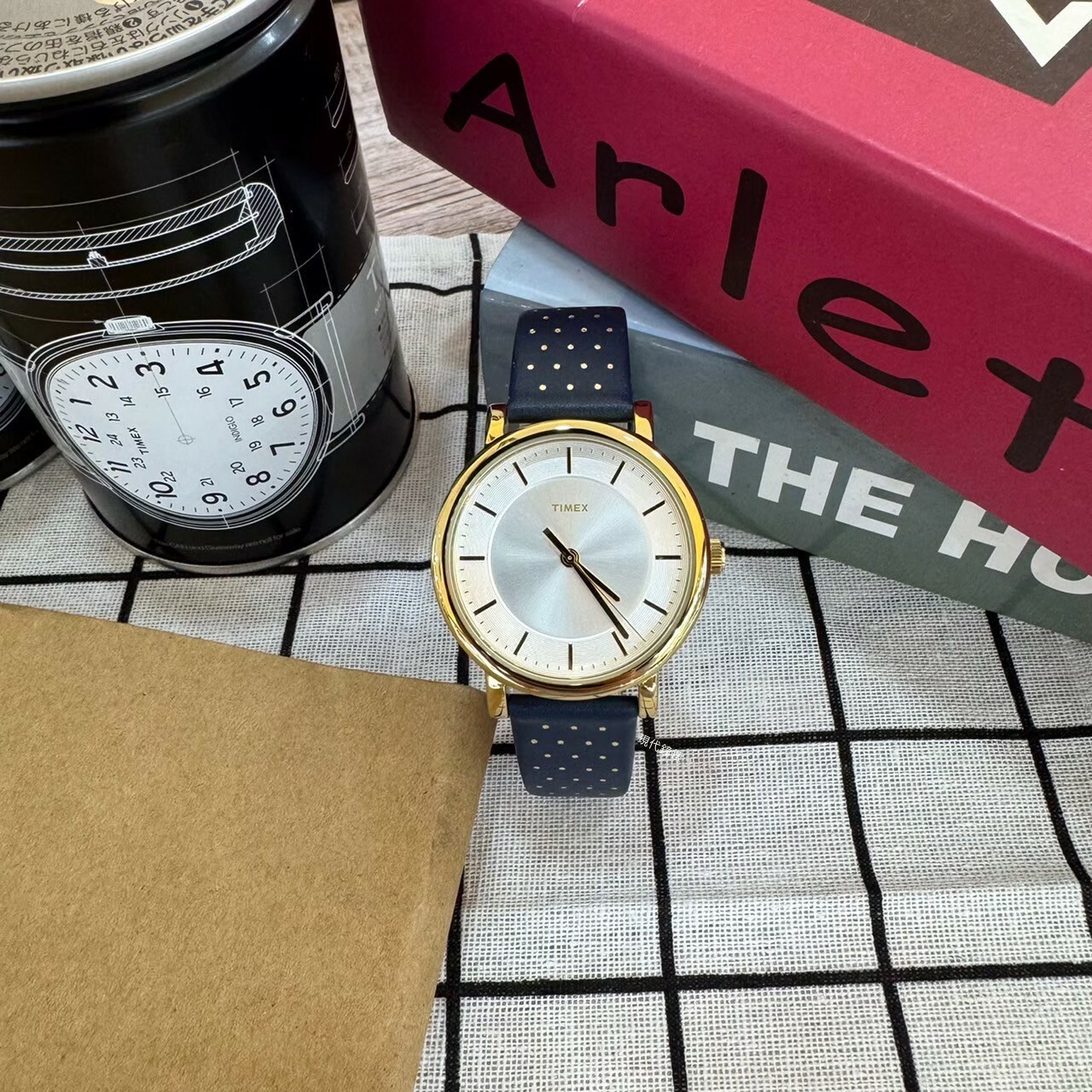 【TIMEX 天美時】Style風格系列 (藍點點/白) TXTW2R27600 38mm 現代鐘錶